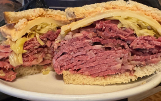 Stacks Dinner and Delicatessen reuben sandwich